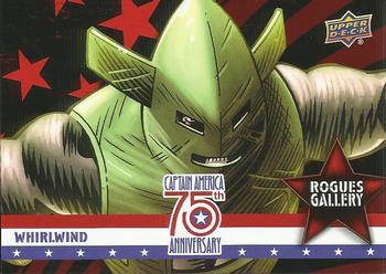 2016 Upper Deck Captain America 75th Anniversary - Rogues Gallery #RG-3 Whirlwind Front
