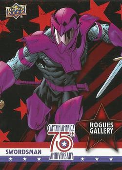 2016 Upper Deck Captain America 75th Anniversary - Rogues Gallery #RG-4 Swordsman Front