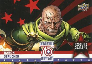 2016 Upper Deck Captain America 75th Anniversary - Rogues Gallery #RG-19 Baron Strucker Front