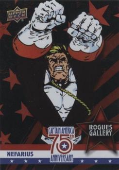 2016 Upper Deck Captain America 75th Anniversary - Rogues Gallery #RG-0 Nefarius Front