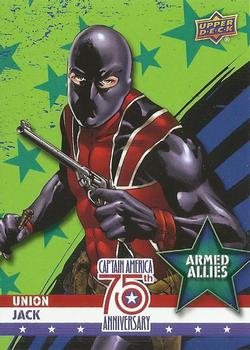 2016 Upper Deck Captain America 75th Anniversary - Armed Allies #AA-7 Union Jack Front