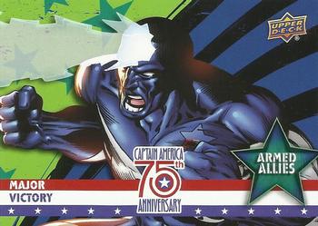 2016 Upper Deck Captain America 75th Anniversary - Armed Allies #AA-15 Major Victory Front