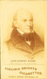 1885-89 Allen & Ginter Presidents of the United States (N51) #NNO John Quincy Adams Front