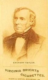 1885-89 Allen & Ginter Presidents of the United States (N51) #NNO Zachary Taylor Front