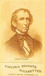 1885-89 Allen & Ginter Presidents of the United States (N51) #NNO John Tyler Front