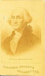 1885-89 Allen & Ginter Presidents of the United States (N51) #NNO George Washington Front