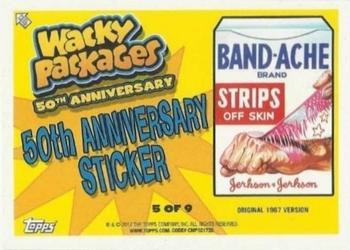 2017 Topps Wacky Packages 50th Anniversary - Blue #5 Band-Ache Back