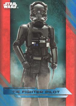 2017 Topps Star Wars: The Last Jedi - Blue #23 TIE Fighter Pilot Front