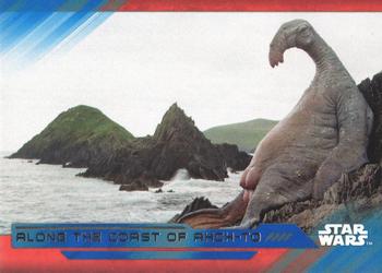 2017 Topps Star Wars: The Last Jedi - Blue #83 Along the Coast of Ahch-To Front
