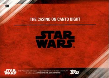 2017 Topps Star Wars: The Last Jedi - Blue #98 The Casino on Canto Bight Back