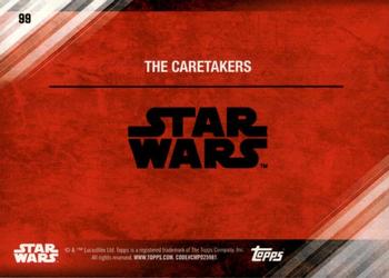 2017 Topps Star Wars: The Last Jedi - Blue #99 The Caretakers Back
