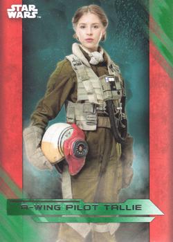 2017 Topps Star Wars: The Last Jedi - Green #49 A-wing Pilot Tallie Front