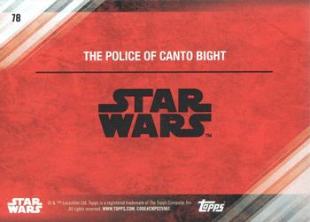 2017 Topps Star Wars: The Last Jedi - Green #78 The Police of Canto Bight Back