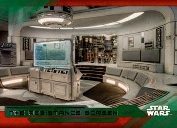 2017 Topps Star Wars: The Last Jedi - Green #86 The Resistance Screen Front