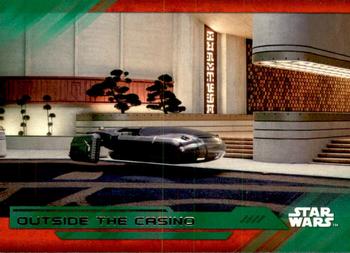 2017 Topps Star Wars: The Last Jedi - Green #90 Outside the Casino Front