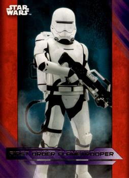 2017 Topps Star Wars: The Last Jedi - Purple #14 First Order Flametrooper Front
