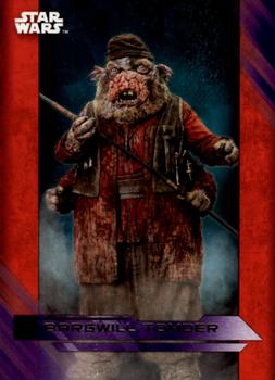 2017 Topps Star Wars: The Last Jedi - Purple #44 Bargwill Tomder Front