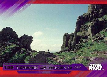 2017 Topps Star Wars: The Last Jedi - Purple #85 The Terrain of Ahch-To Front
