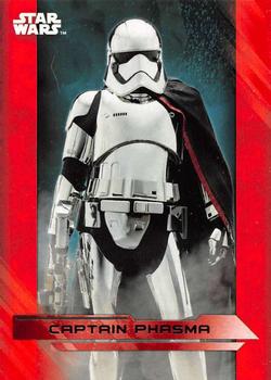 2017 Topps Star Wars: The Last Jedi - Red #5 Captain Phasma Front
