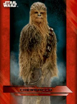 2017 Topps Star Wars: The Last Jedi - Red #8 Chewbacca Front