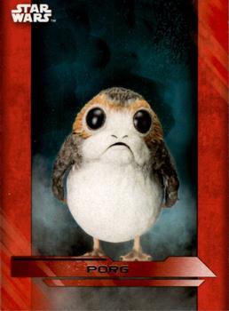 2017 Topps Star Wars: The Last Jedi - Red #10 Porg Front