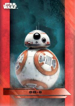 2017 Topps Star Wars: The Last Jedi - Red #11 BB-8 Front