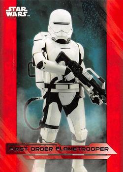 2017 Topps Star Wars: The Last Jedi - Red #14 First Order Flametrooper Front