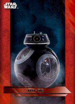 2017 Topps Star Wars: The Last Jedi - Red #22 BB-9E Front
