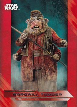 2017 Topps Star Wars: The Last Jedi - Red #44 Bargwill Tomder Front