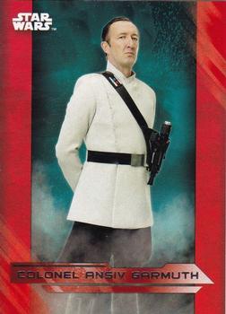 2017 Topps Star Wars: The Last Jedi - Red #56 Colonel Ansiv Garmuth Front