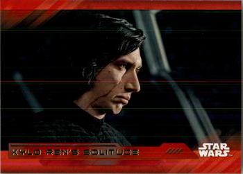 2017 Topps Star Wars: The Last Jedi - Red #75 Kylo Ren's Solitude Front