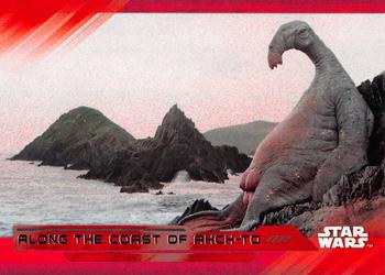 2017 Topps Star Wars: The Last Jedi - Red #83 Along the Coast of Ahch-To Front