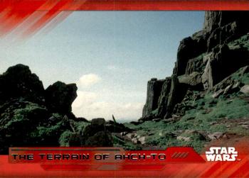 2017 Topps Star Wars: The Last Jedi - Red #85 The Terrain of Ahch-To Front