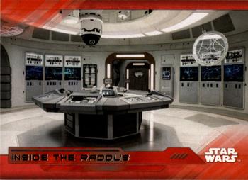 2017 Topps Star Wars: The Last Jedi - Red #87 Inside the Raddus Front