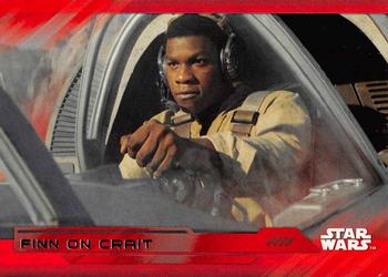 2017 Topps Star Wars: The Last Jedi - Red #95 Finn on Crait Front