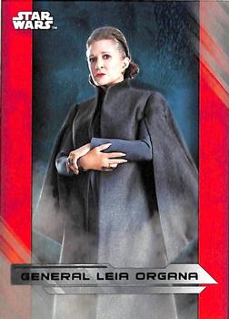 2017 Topps Star Wars: The Last Jedi - Silver #7 General Leia Organa Front