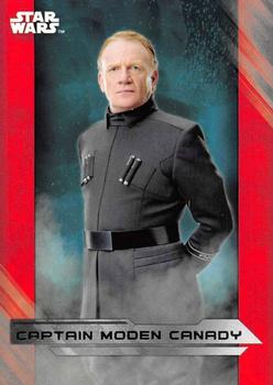 2017 Topps Star Wars: The Last Jedi - Silver #53 Captain Moden Canady Front