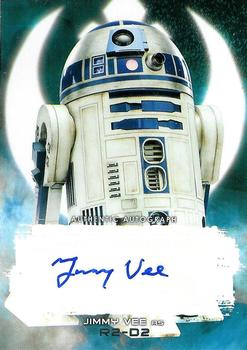 2017 Topps Star Wars: The Last Jedi - Autographs #A-JV Jimmy Vee Front