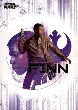 2017 Topps Star Wars: The Last Jedi - Character Stickers #DS-5 Finn Front