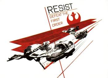 2017 Topps Star Wars: The Last Jedi - Resist! #R-6 Defeat The First Order Front