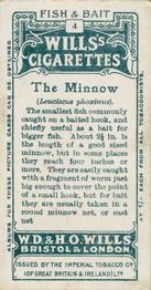 1910 Wills's Cigarettes Fish & Bait #4 Minnow Back