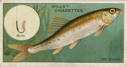 1910 Wills's Cigarettes Fish & Bait #4 Minnow Front