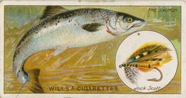 1910 Wills's Cigarettes Fish & Bait #6 Salmon Front
