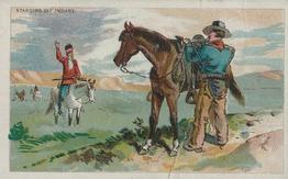 1888 W. Duke, Sons & Co. Cowboy Scenes (N105) #NNO Standing Off Indians Front