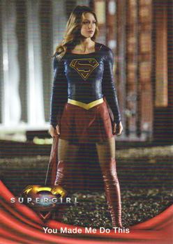 2018 Cryptozoic Supergirl Season 1 #48 You Made Me Do This Front
