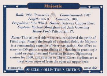1992 Tall Stacks Special Collector's Edition #NNO Majestic Back