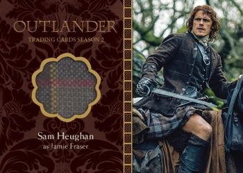 2017 Cryptozoic Outlander Season 2 - Wardrobes #M23 Sam Heughan Front