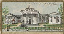 1889 Allen & Ginter General Government and State Capitol Buildings (N14) #NNO Arkansas Front