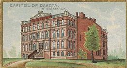 1889 Allen & Ginter General Government and State Capitol Buildings (N14) #NNO Dakota Front