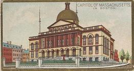 1889 Allen & Ginter General Government and State Capitol Buildings (N14) #NNO Massachusetts Front